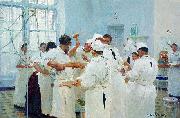 Ilya Repin The Surgeon Evgueni Vasilievich Pavlov in the Operating Theater oil painting reproduction